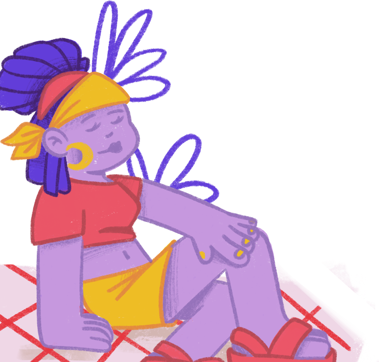 Illustration d'un festivalier